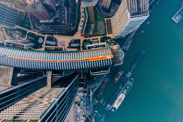 高空步道。重慶來福士供圖