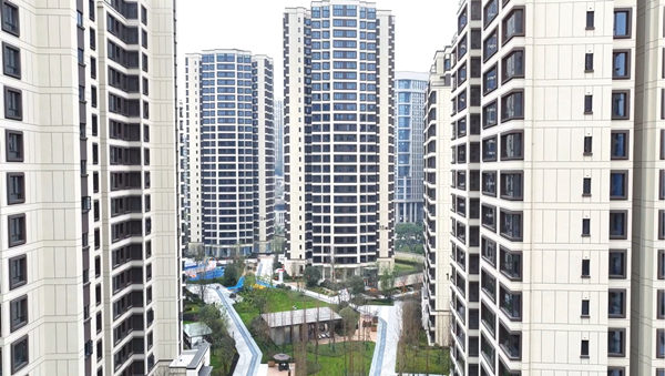 中國電建地產洺悅城·璽悅交付實景圖。中國電建地產供圖