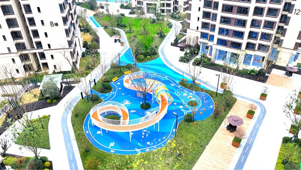 中國電建地產洺悅城·璽悅交付實景圖。中國電建地產供圖