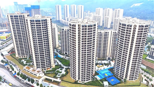 中國電建地產洺悅城·璽悅交付實景圖。中國電建地產供圖