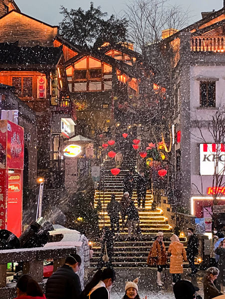 十八梯傳統風貌區實景圖。重慶十八梯供圖