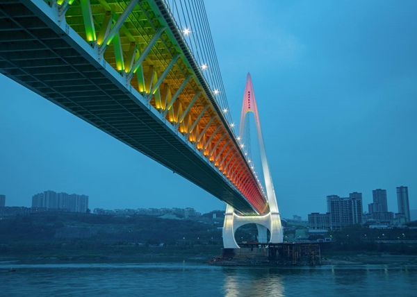 白居寺長江大橋。重慶設計集團供圖