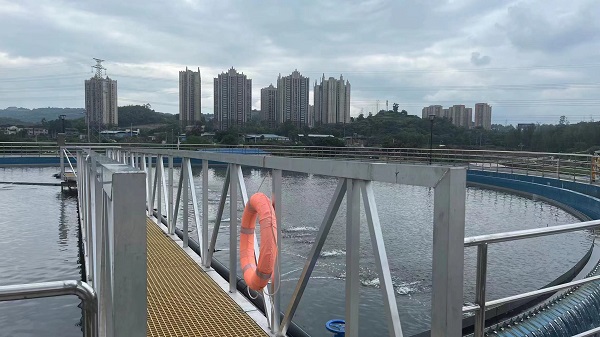 永川污水處理廠四期擴建工程。重慶市住房城鄉建委供圖
