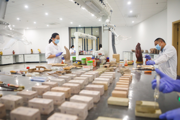 大足石刻文物醫院。大足區委宣傳部供圖