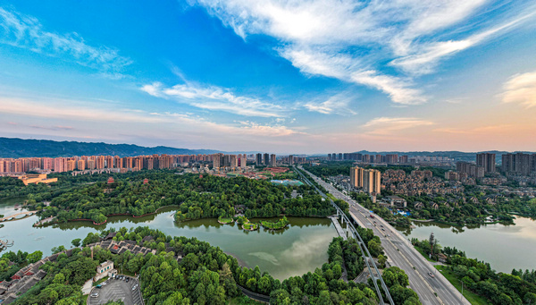 璧山城市風光。曾清龍攝