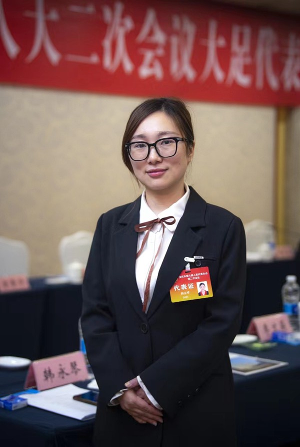 重慶市人大代表、棠香鐵山（重慶）智慧農業科技有限公司董事長韓永琴。受訪者供圖