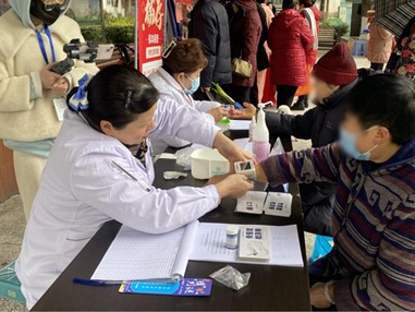 活動現場。重慶中腎醫院供圖