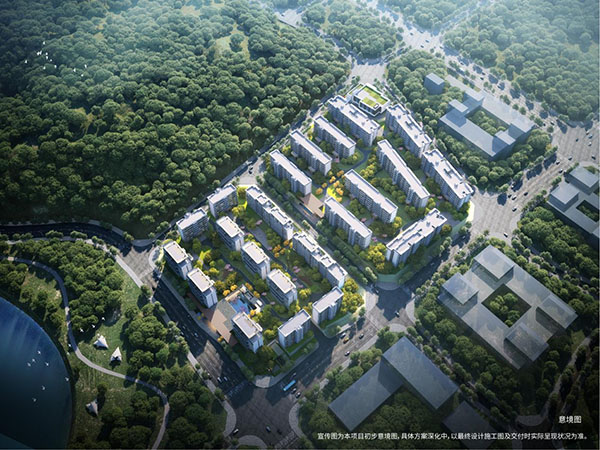 科學城置業·龍湖·鳳棲湖畔總平圖。重慶龍湖供圖