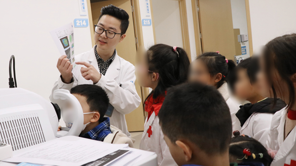 活動現場。華廈渝州眼科醫院供圖