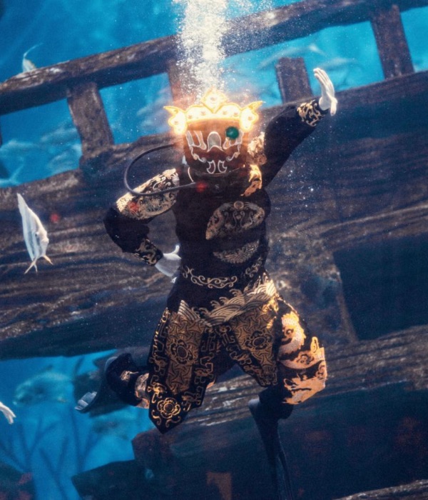 融創海世界表演。重慶融創文旅城供圖