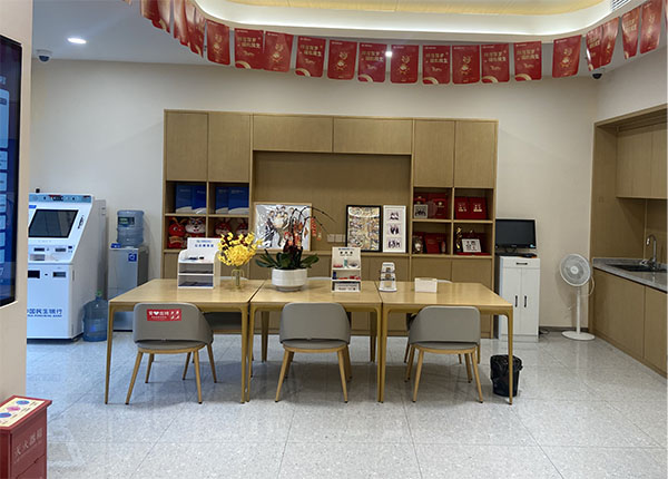 社區支行環境。民生銀行重慶分行供圖