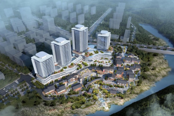 重慶悅來匯項目效果圖。金科產商供圖