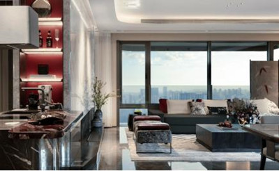 觀宸千重錦樣板間。觀宸供圖