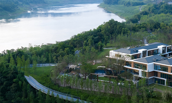 重慶華僑城藍楹灣。重慶華僑城供稿