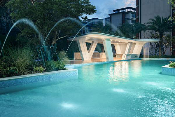 項目實景圖。招商渝天府供圖