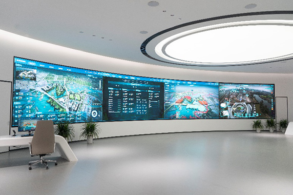 團結湖數字經濟產業園管控中心。中冶賽迪供圖