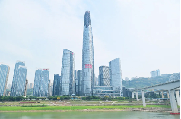 陸海國際中心項目。重慶萬科供圖