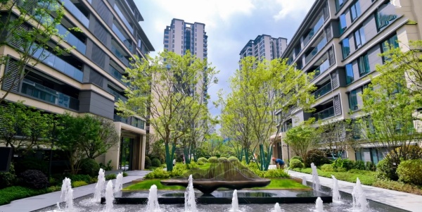 項目實景圖。信達九瓏郡供圖