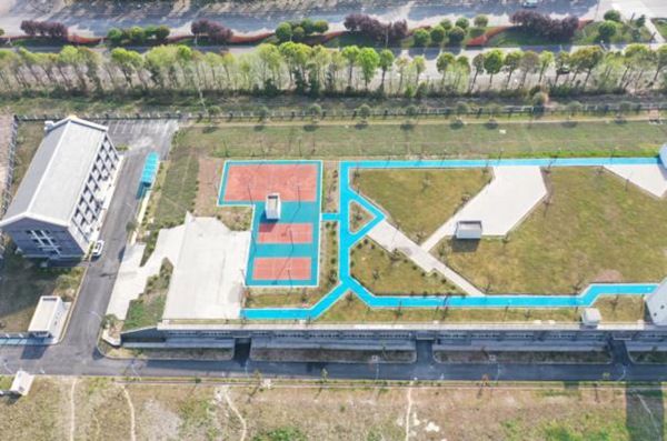 金鳳污水處理工程。重慶設計集團有限公司市政設計研究院供圖