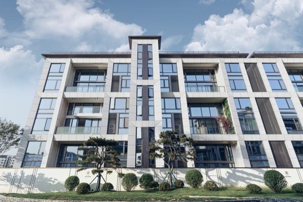 頂峰置地林語蝶院實景圖。頂峰置地供圖