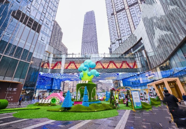 重慶遠東城開業現場。重慶遠東城供圖