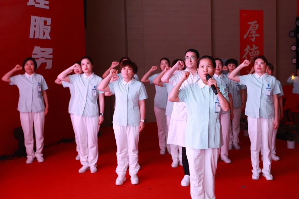 宣誓現場。重慶西區醫院供圖