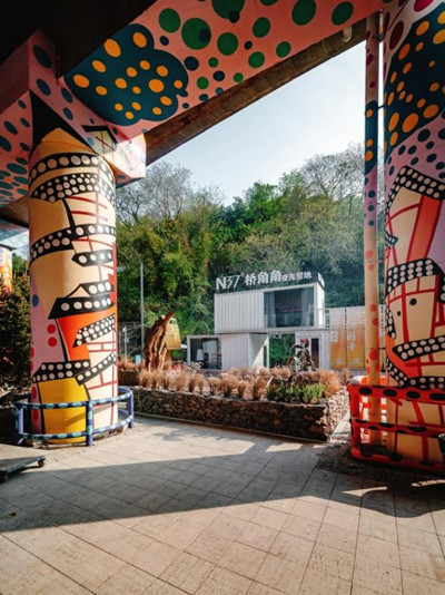 N37橋角角涂鴉藝術。N37橋角角供圖