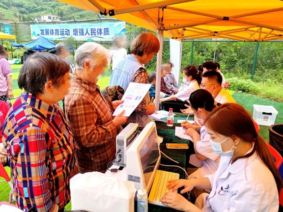 活動現場。重慶道格骨科醫院供圖