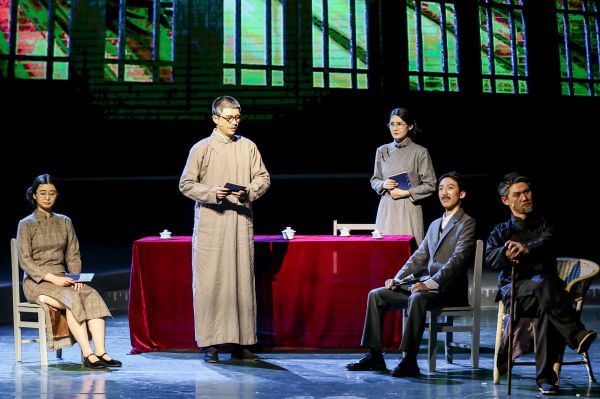 話劇《何魯》演出現場。重慶大學供圖