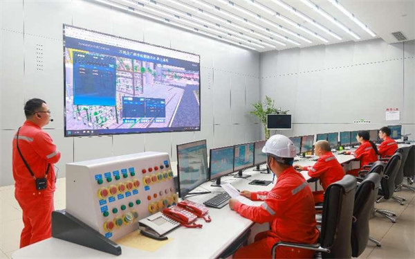 萬州分廠數字化管理平臺。曾英豪攝