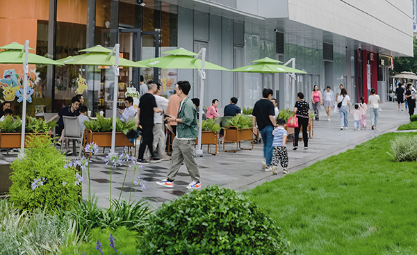 云領天街開業現場。重慶龍湖供稿