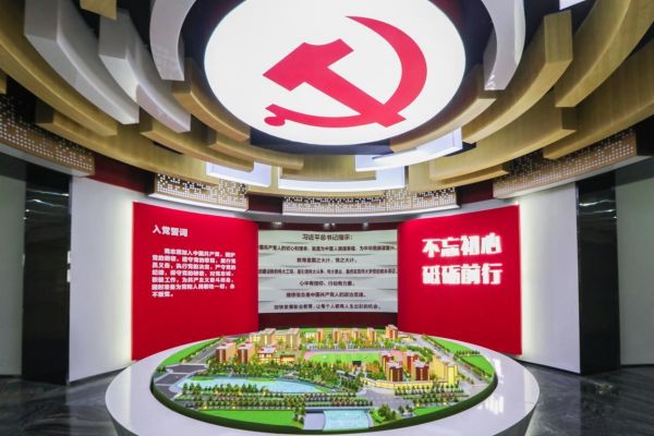 黨建文化陣地。重慶市南川隆化職業中學校供圖