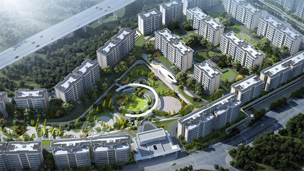 萬科星光天空之城效果圖。重慶萬科供圖