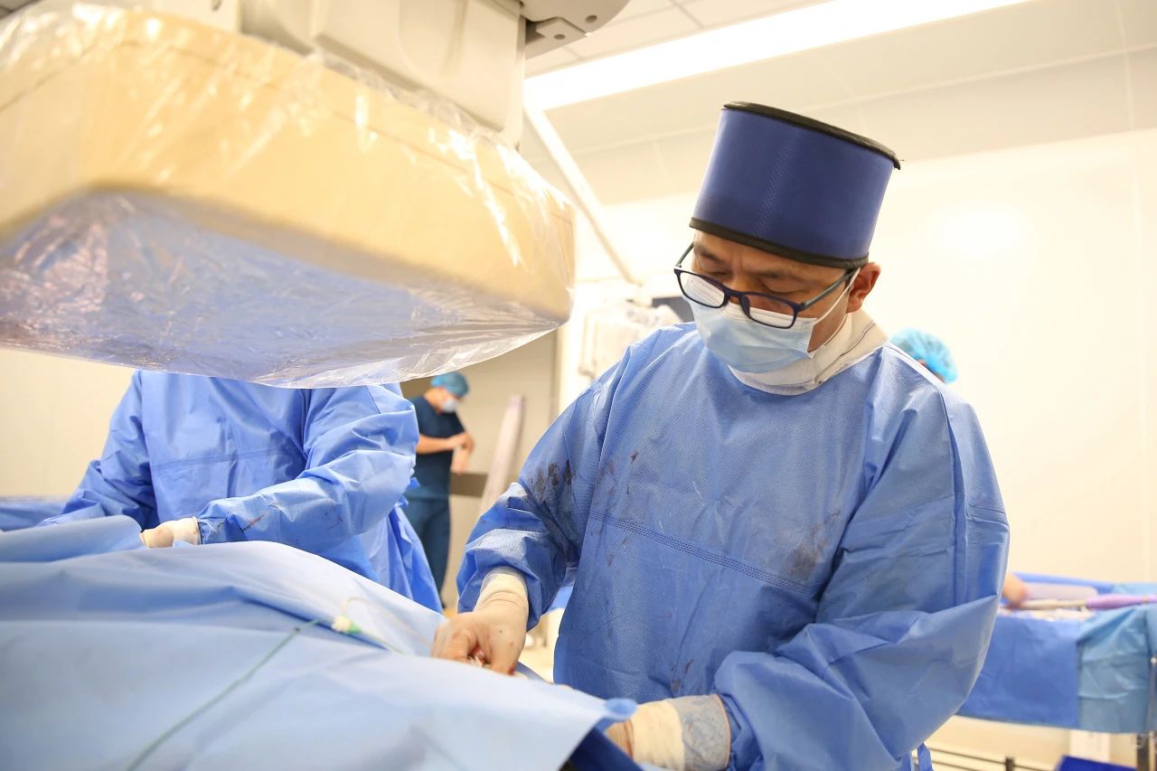 手術現場。重慶松山醫院供圖