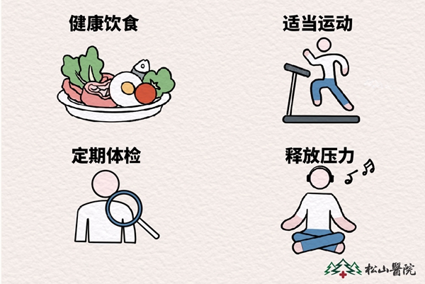 健康生活方式。重慶松山醫院供圖