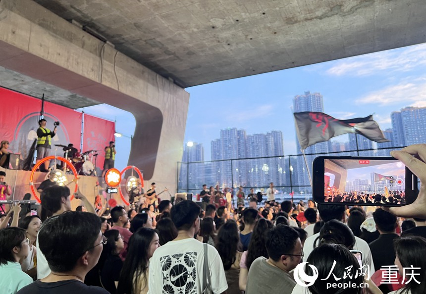 N37橋角角野歌音樂會現場。人民網記者 胡虹攝