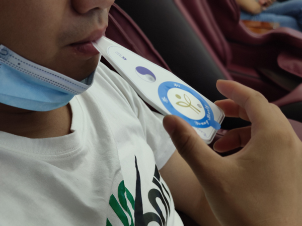 檢測現場。重慶東大肛腸醫院供圖