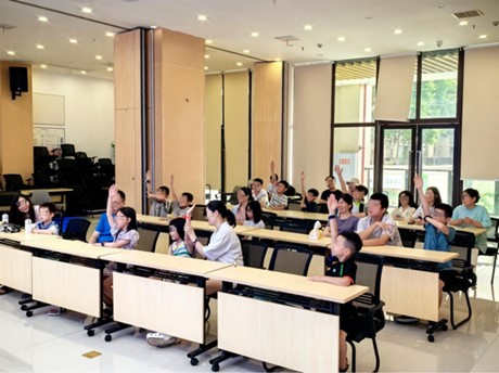 活動現場。重慶愛爾兒童眼科醫院供圖