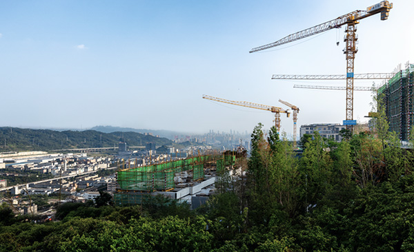 項目視野實景圖。越秀重慶供圖