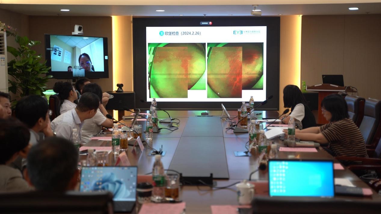 會診現場。重慶愛爾眼科醫院總院供圖