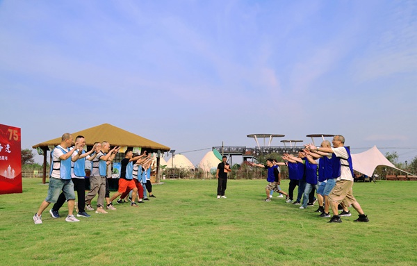 趣味活動現場。西南物探分公司供圖