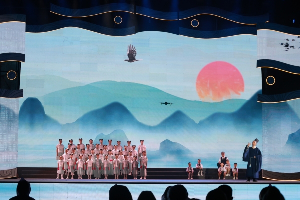 文藝晚會現場。涪陵區委宣傳部供圖