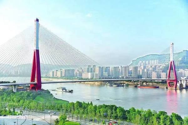 美麗的城市景觀。萬州區委宣傳部供圖