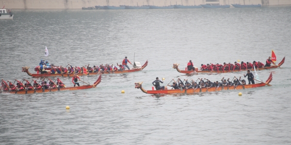 比賽現場。黃河攝