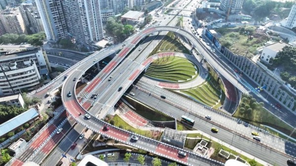 螞蟥梁立交改造工程示意圖。重慶住建供圖