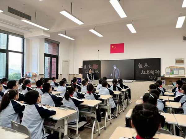 活動現場。南岸區香溪小學校供圖