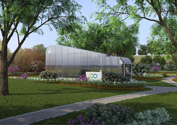 悅來生態城區域可再生能源集中供冷供熱項目（3#能源站）效果圖。渝北區住房城鄉建委供圖