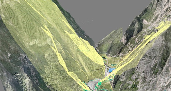 地形測繪圖。重慶市設計院供圖
