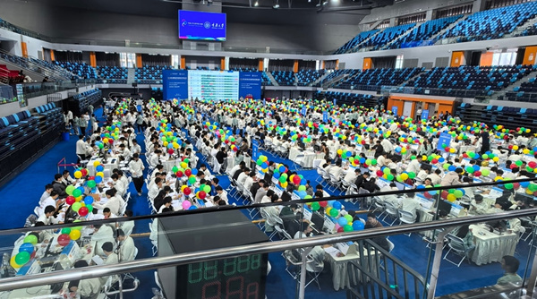 比賽現場。重慶大學供圖