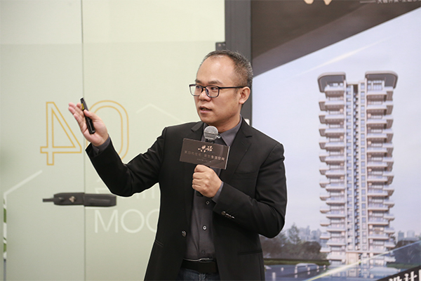 長廈安基集團副總建筑師周輝。唐文蕤攝